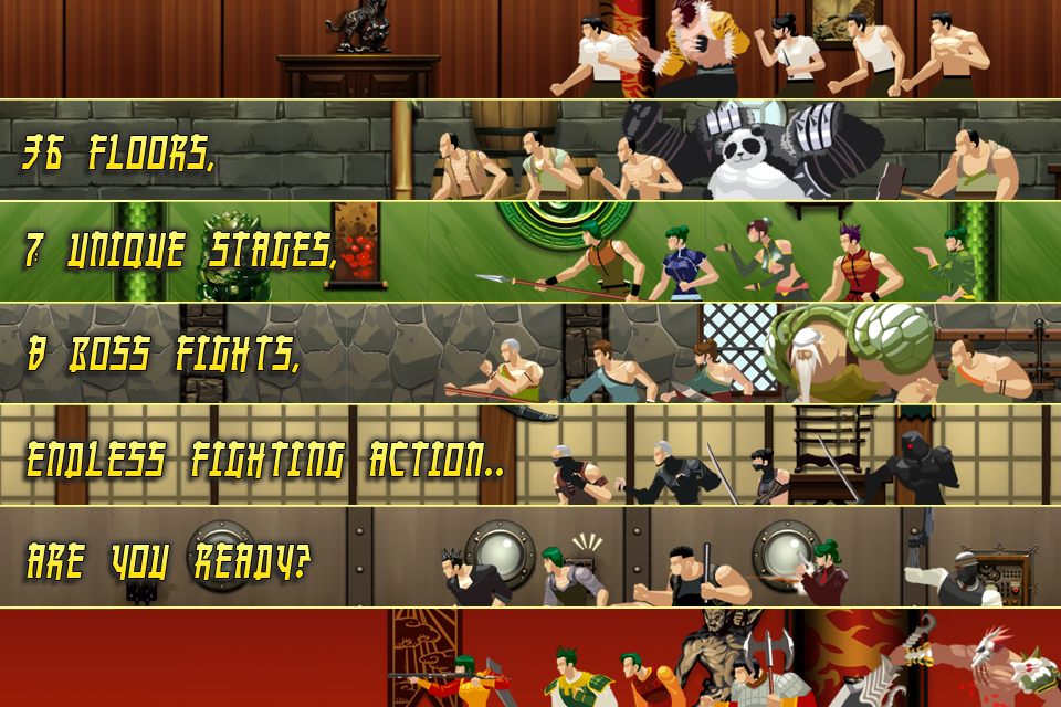KungFu Quest : The Jade Tower Game Screenshot