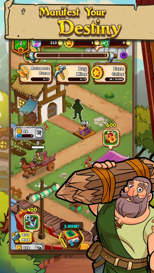 Royal Idle: Medieval Quest screenshot game