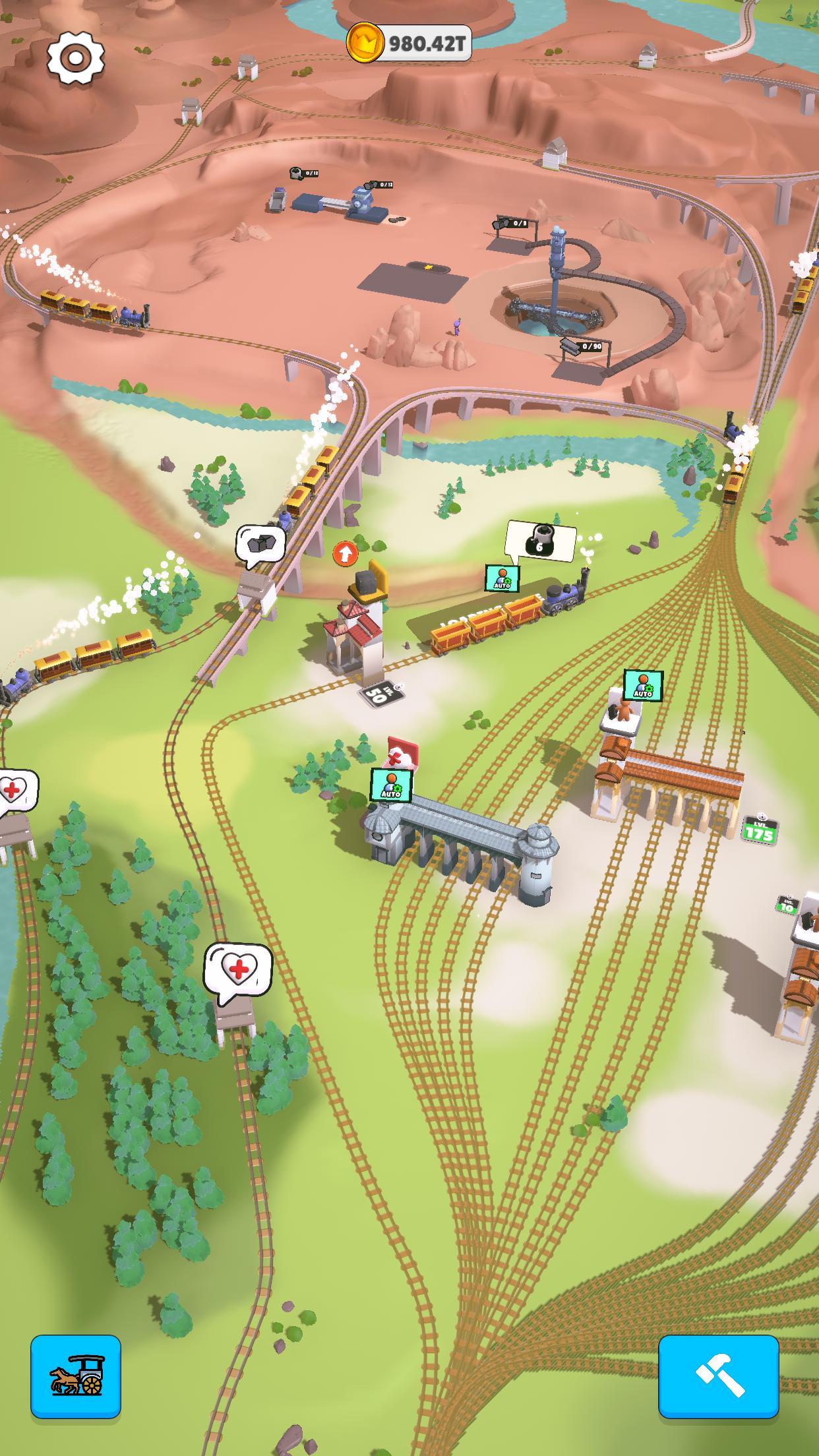 Rail Master Tycoon: Idle Train 게임 스크린샷
