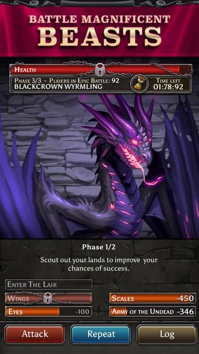 Kingdoms at War: Hardcore PVP ภาพหน้าจอเกม