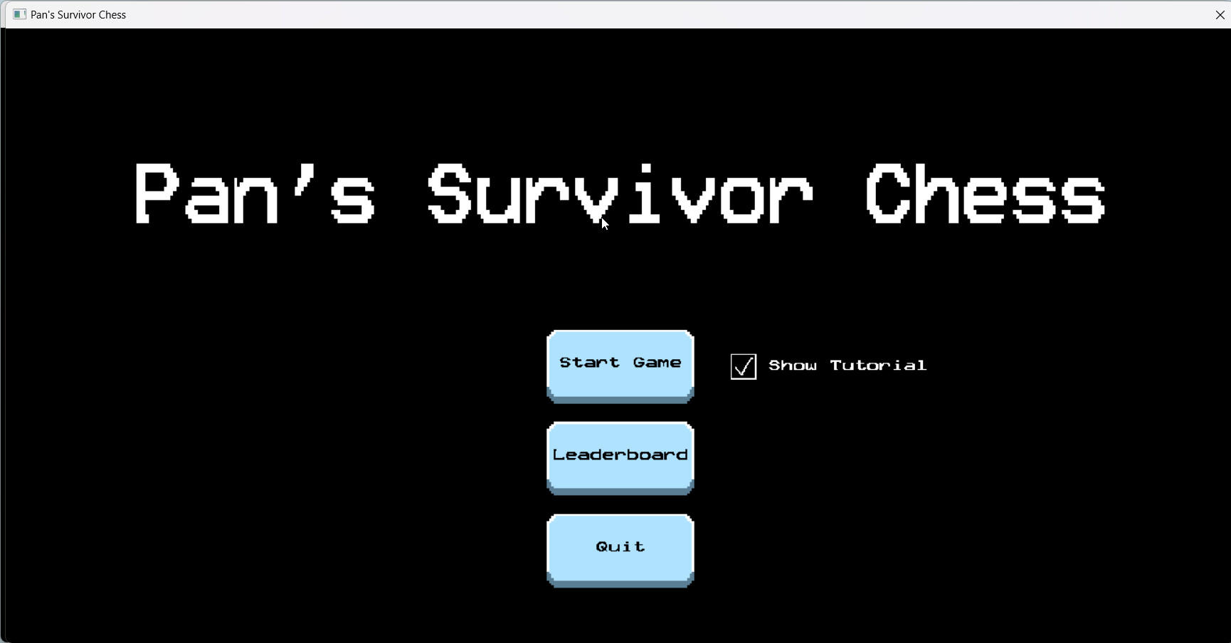 Screenshot of Pan's Survivor Chess