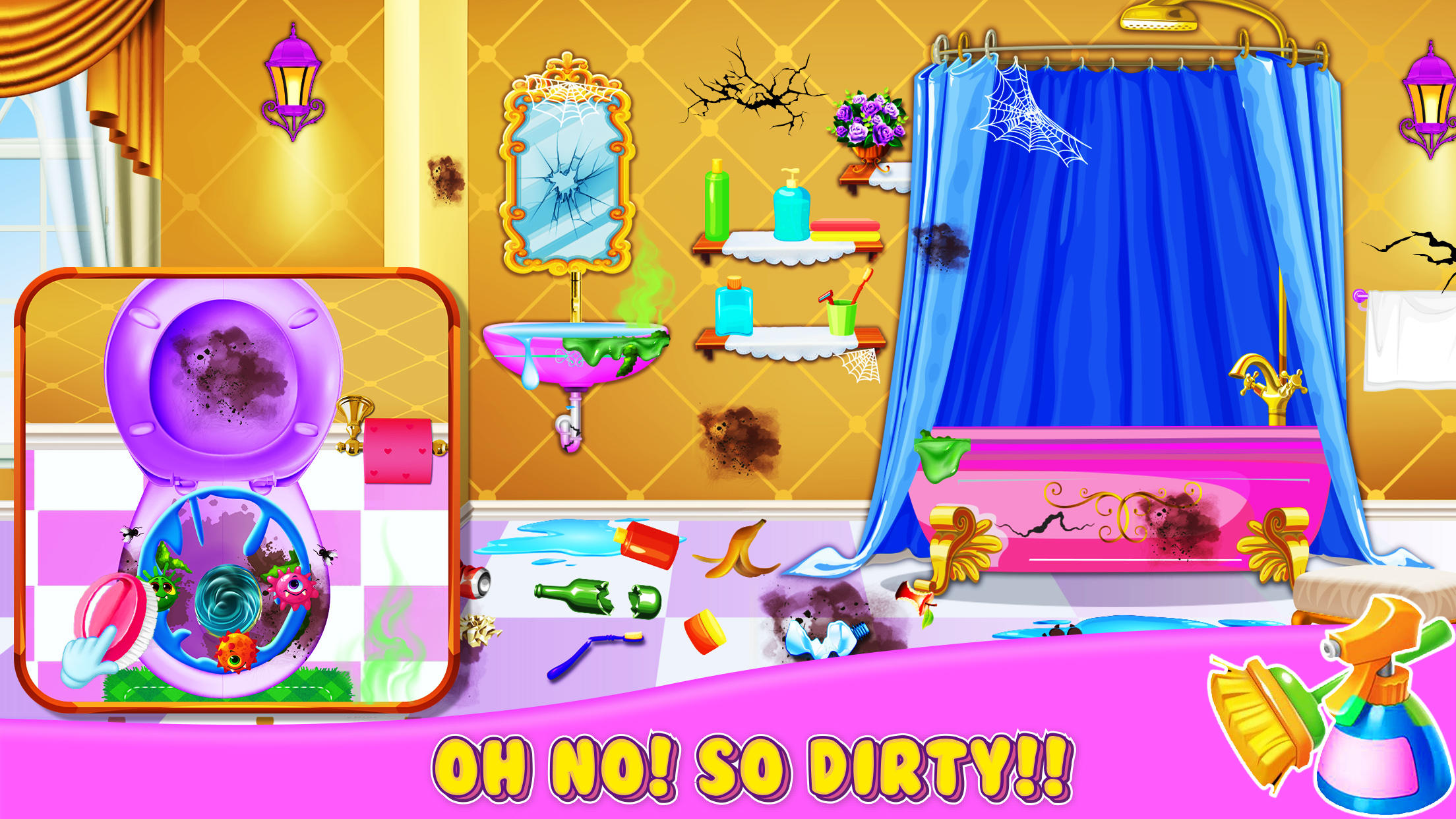 Barbie room cleaning cheap games