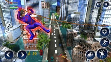 Flying Superhero GrandCity War Game Screenshot