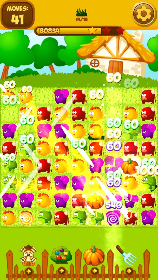 Happy Hay Farm World: Match 3 screenshot game