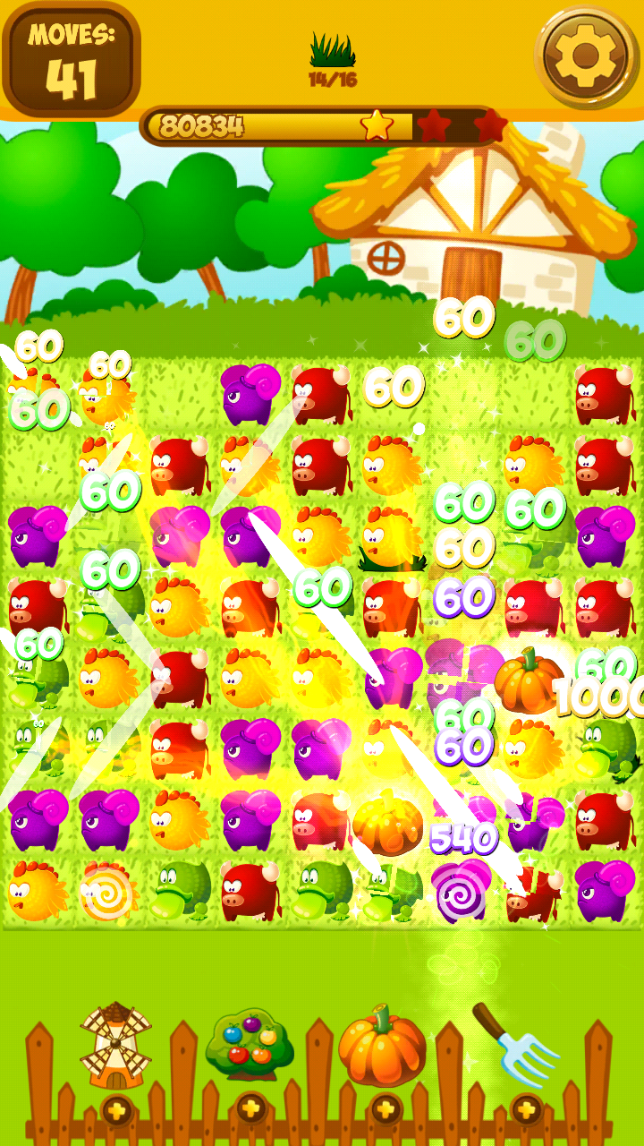 Happy Hay Farm World: Match 3 Game Screenshot