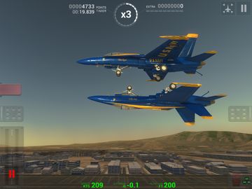 Blue Angels: Aerobatic Flight Game Screenshot