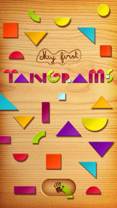 Cuplikan Layar Game My First Tangrams - A Wood Tangram Puzzle Game for Kids