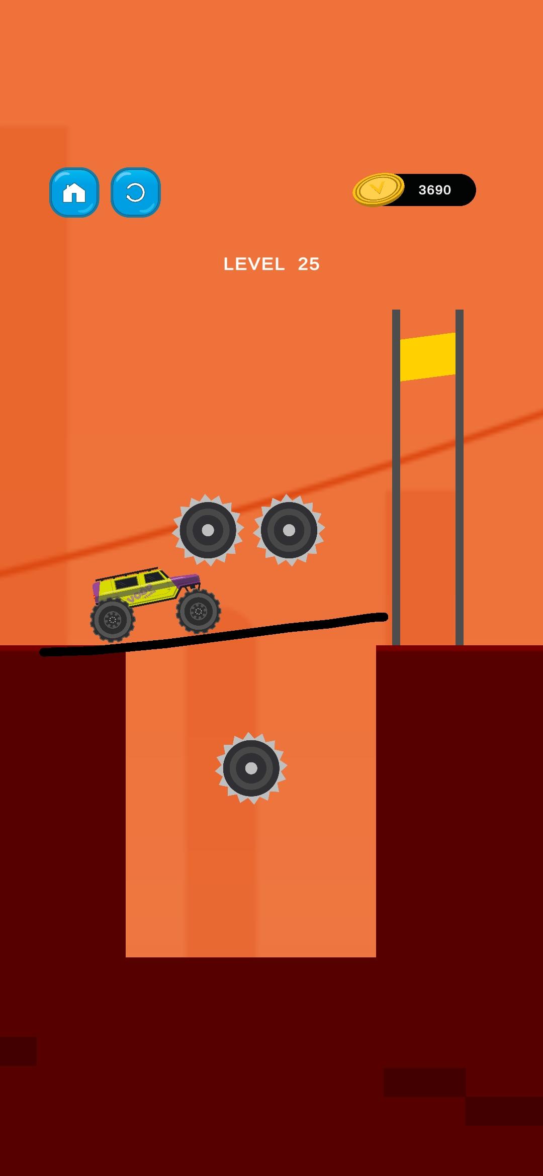 Screenshot of Draw Bridge To Save Car