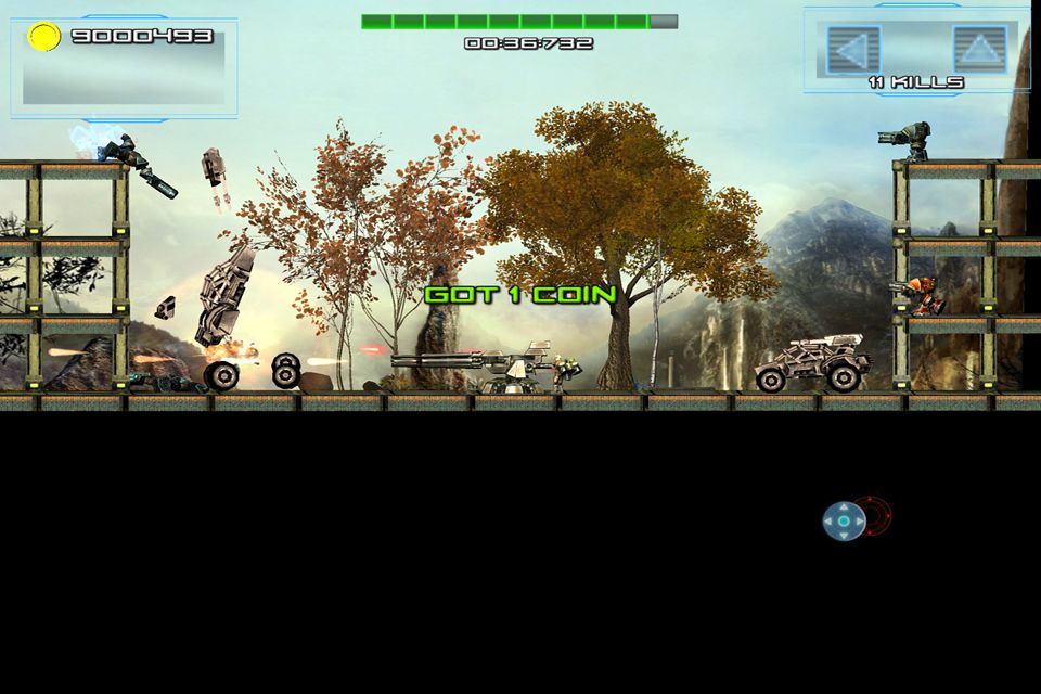 Screenshot of Side Scrolling Platformer Shooting game sci-fi