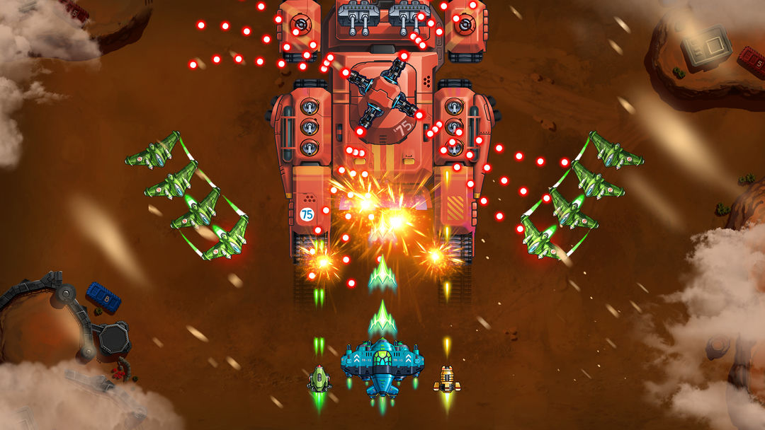 Space X: Sky Strike Force screenshot game