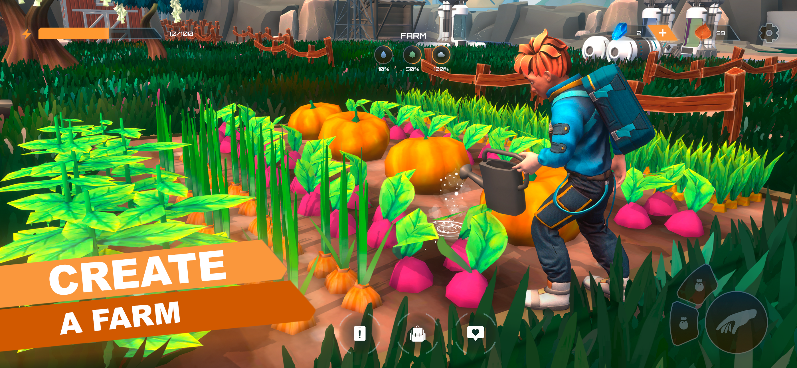 Screenshot of Ecotopia: Farm Adventure