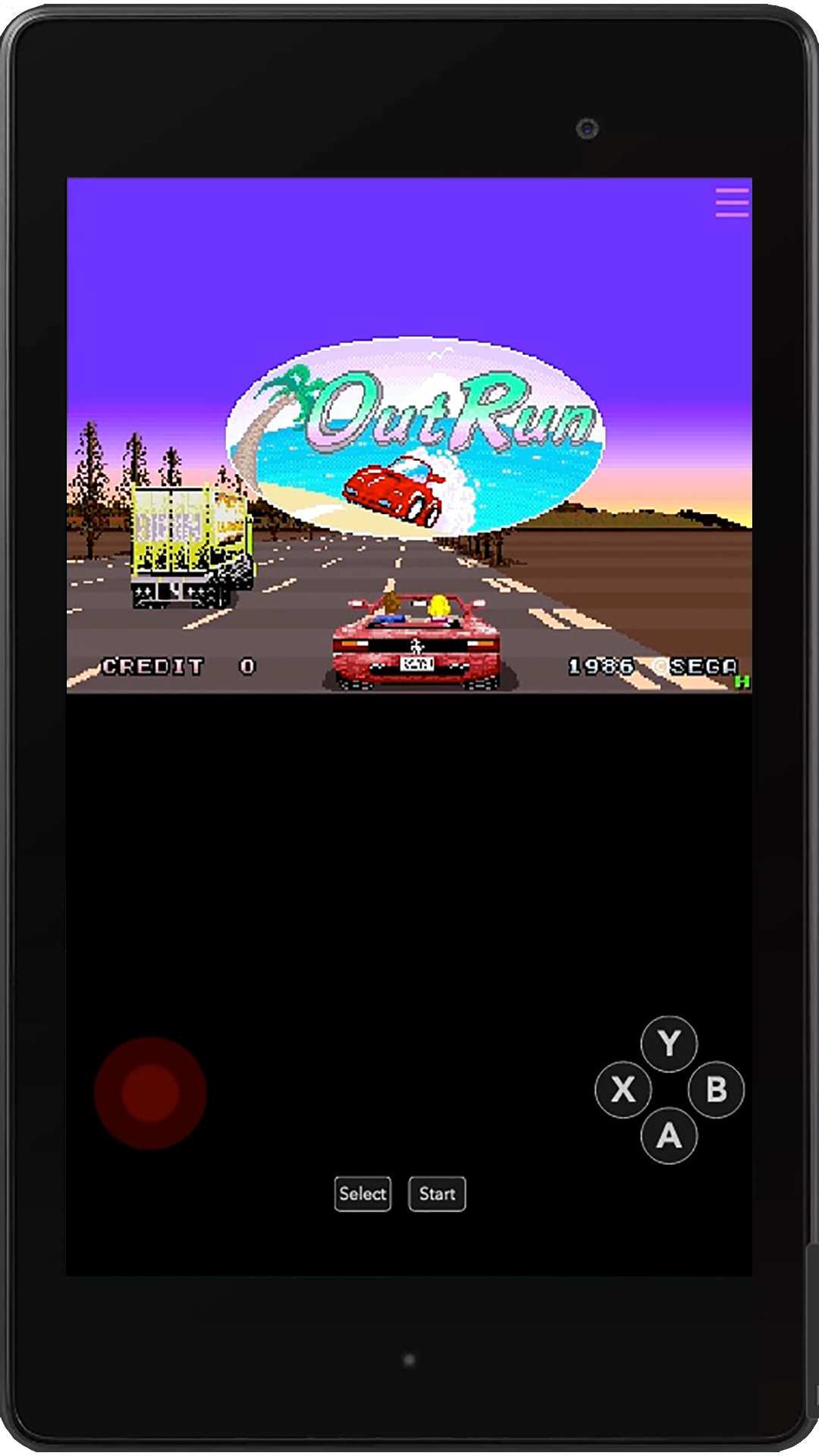 OutRun Game Screenshot
