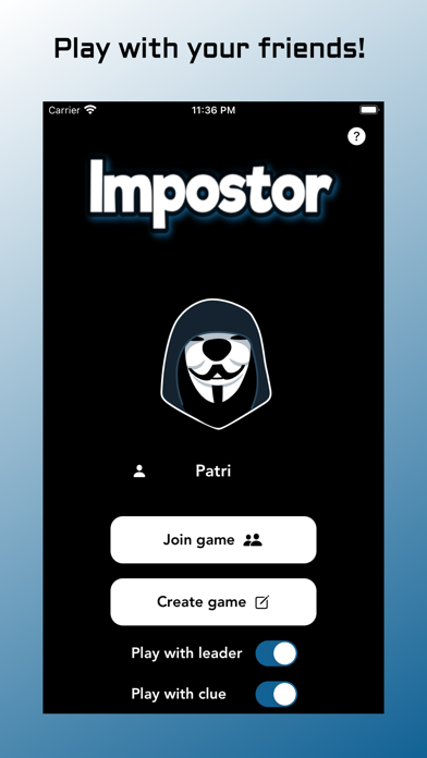 Screenshot 1 of Impostor: 파티 단어 게임 