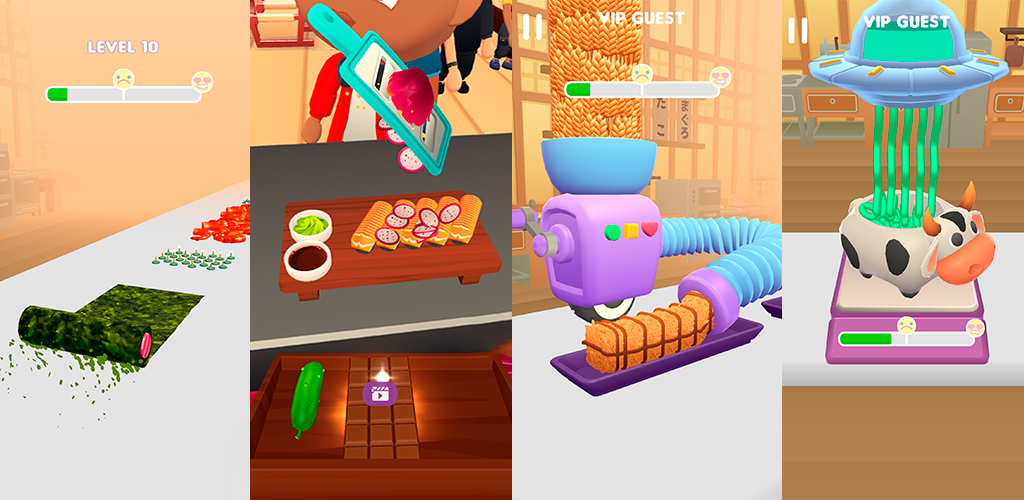 Banner of Sushi Roll 3D 1.8.17
