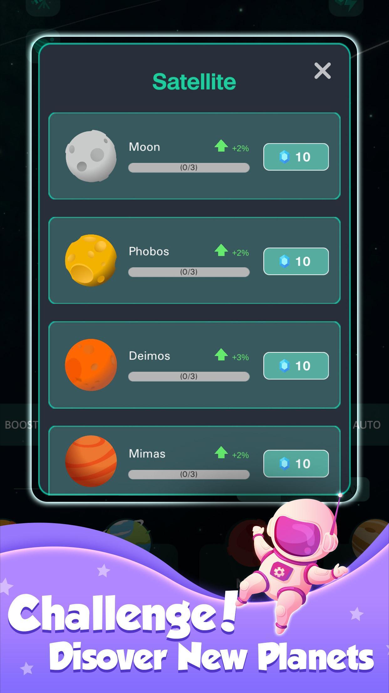 Tap Galaxy-Build your space world Game Screenshot