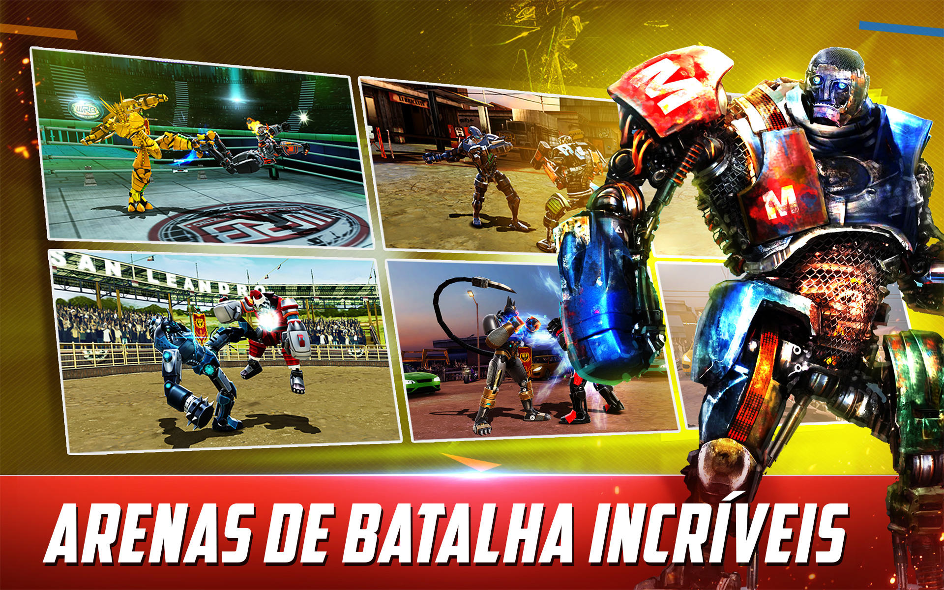 Captura de Tela do Jogo Real Steel World Robot Boxing