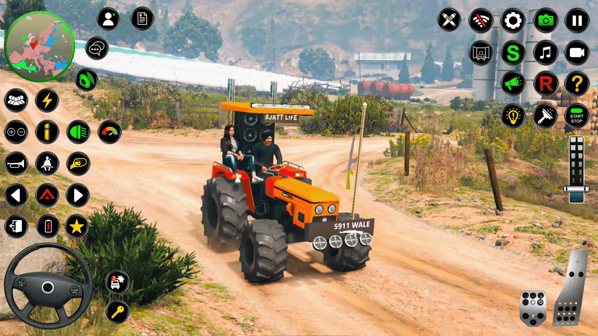 Screenshot of Village Farming Tractor Games