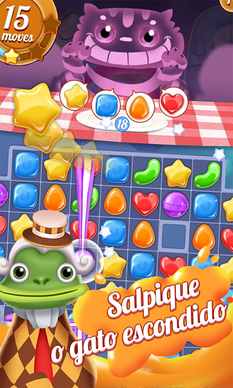 Captura de Tela do Jogo Juicy Candy Blast