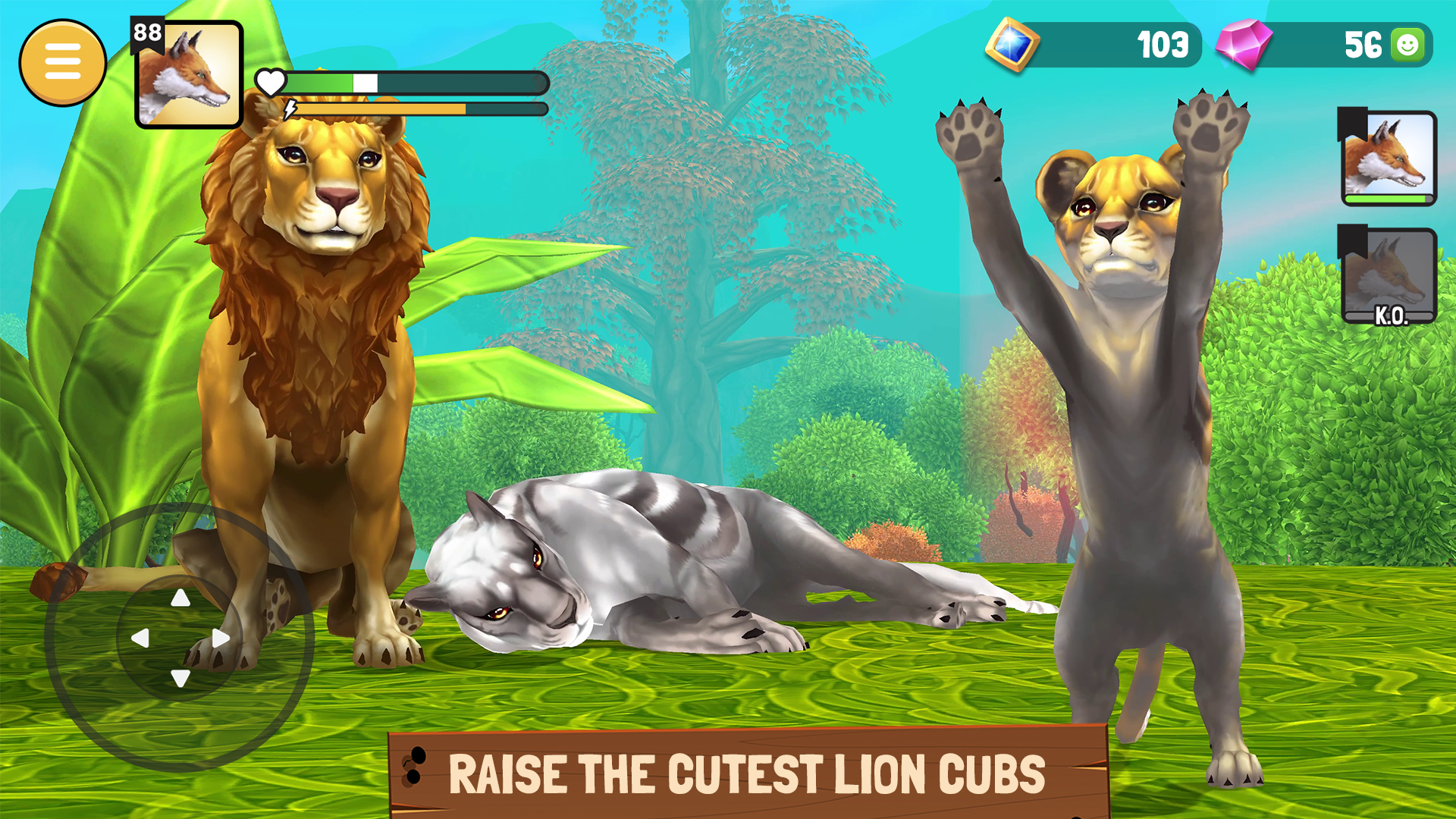 Animal Kingdoms: Wolf Sim MMO Game Screenshot