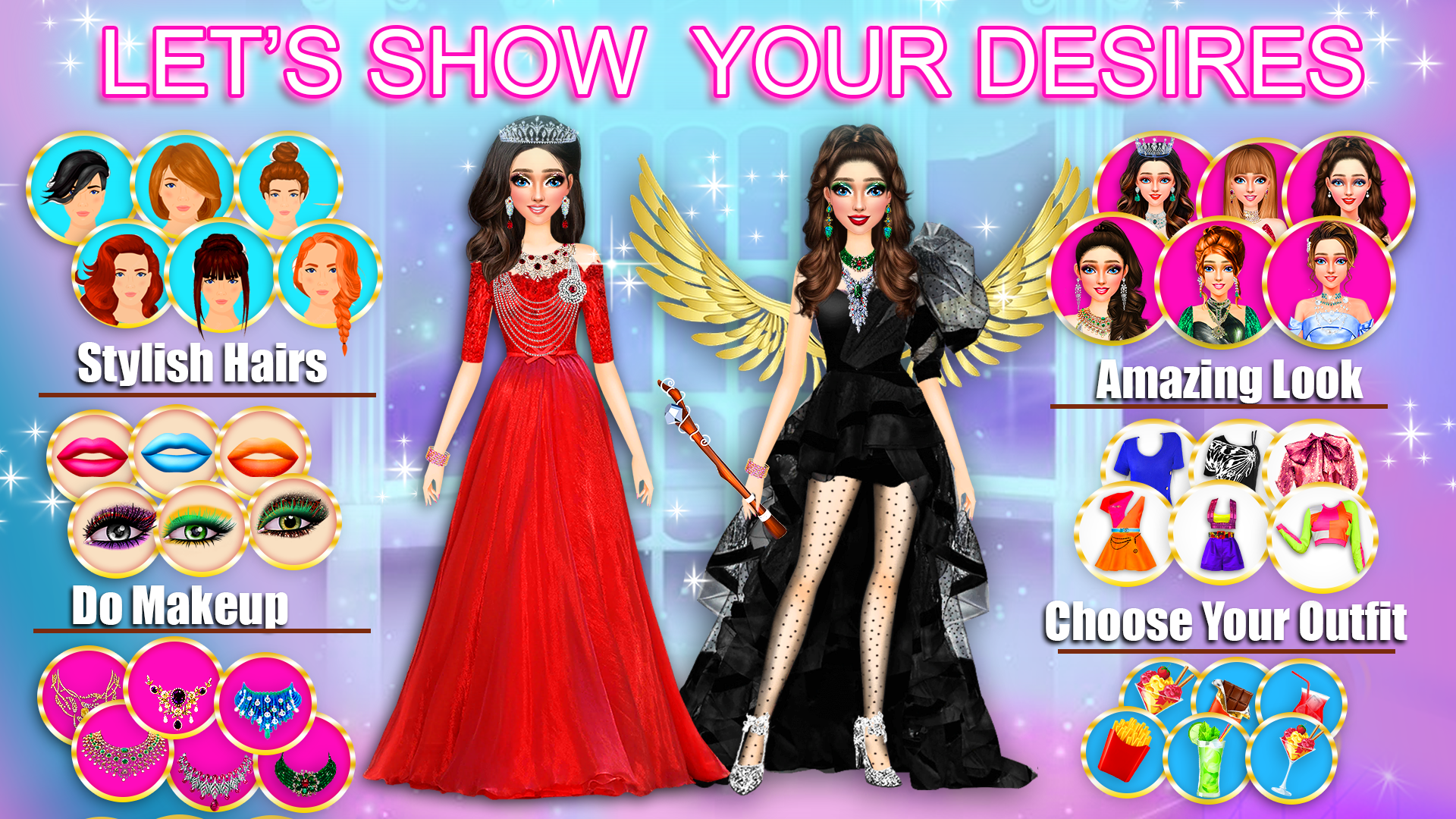 sachin and babi light blue dress Fairy DressUp for Android