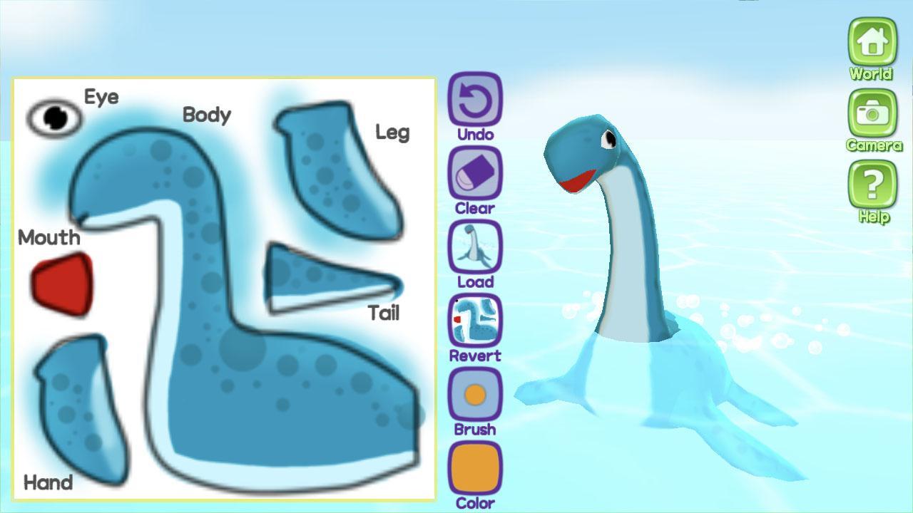 Скриншот игры Dinosaur World 3D - AR Camera
