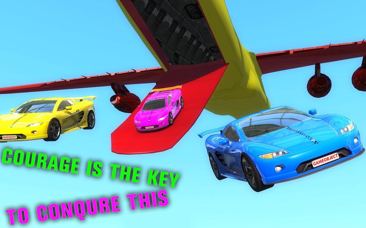 Cars Stunts Battle Into Cargo Plane Game Screenshot