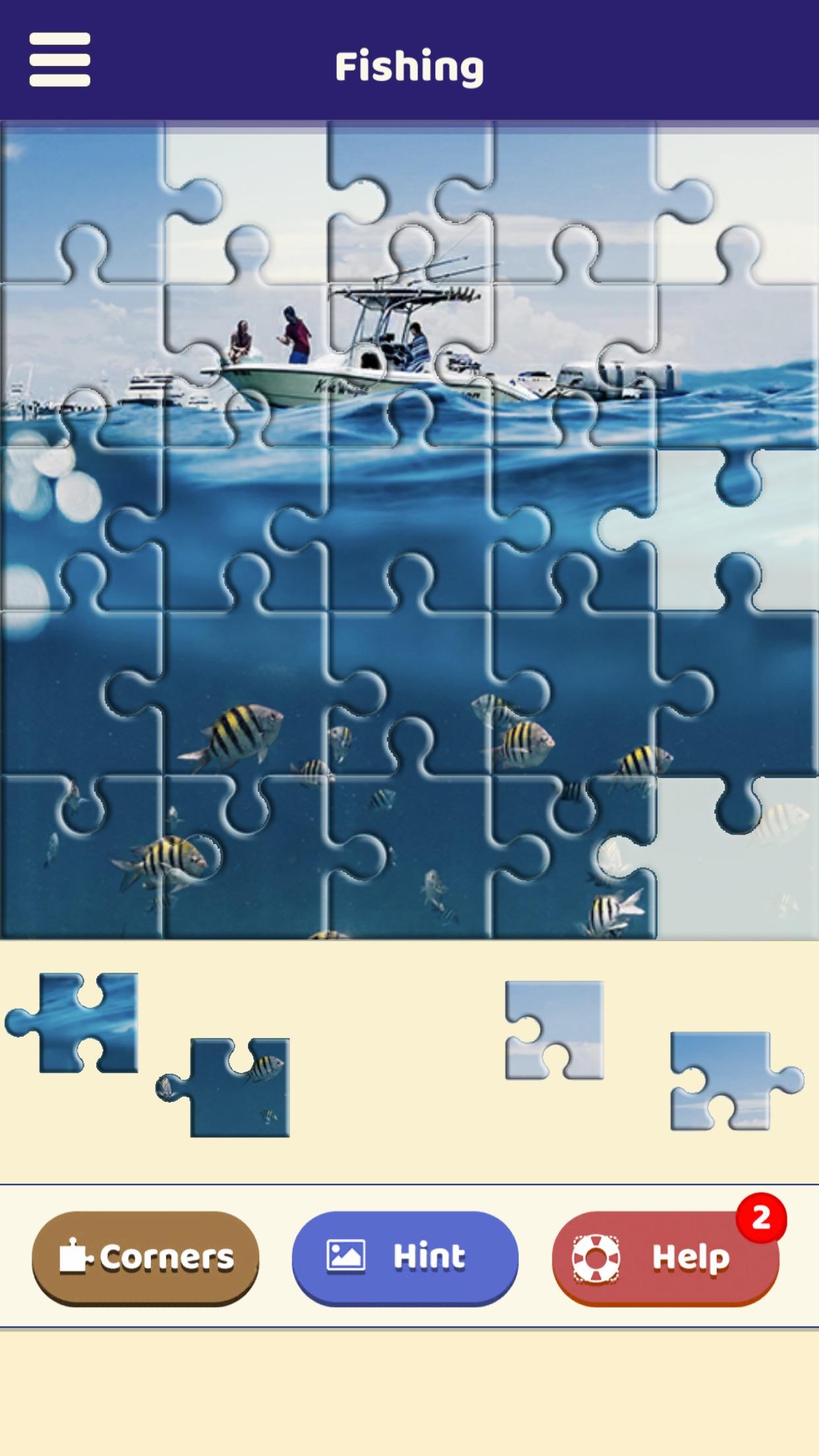 Fishing Puzzle Game Screenshot