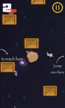 Meow Cat Jumping Pixel Game Game Screenshot