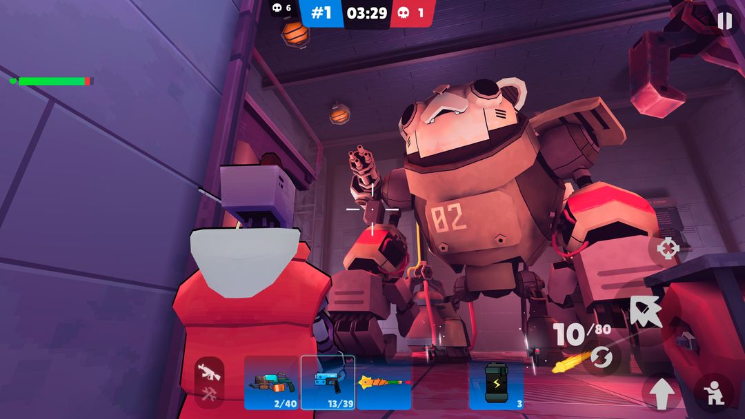 Screenshot of Vortex 9 online shooting games