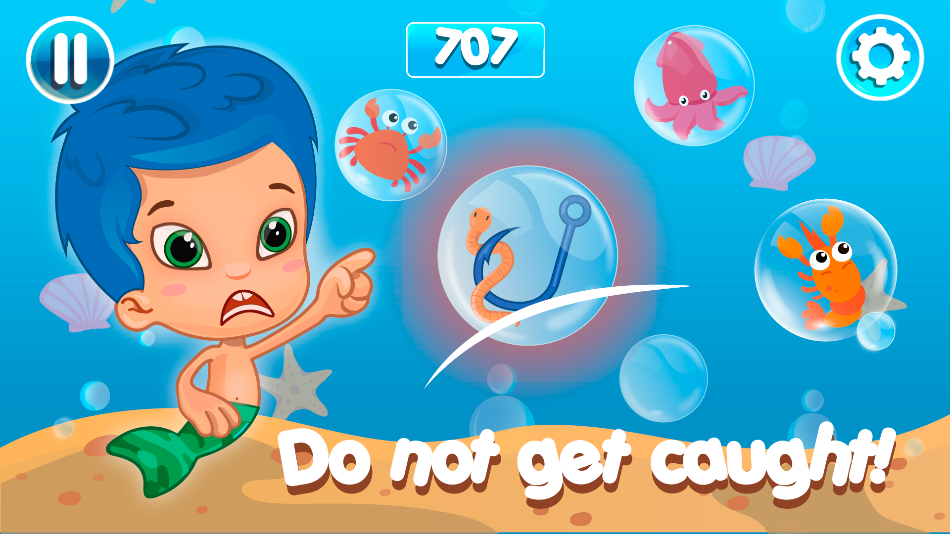 Cuplikan Layar Game Bubble SEA guppi