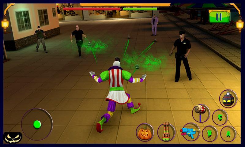 Scary Clown : Halloween Night Game Screenshot