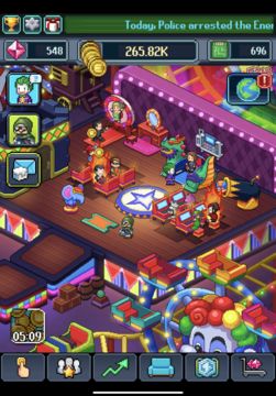 Tap Tap Evil: Idle Cash 8 bit Game Screenshot