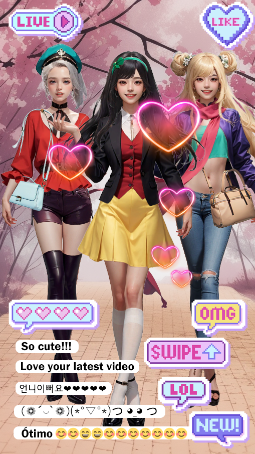 College dress up Game Screenshot