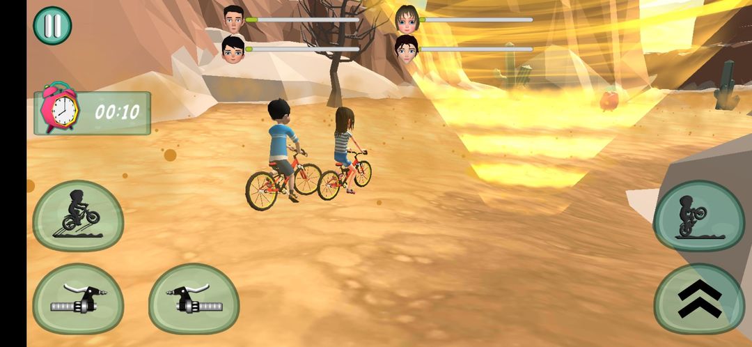 Screenshot of Super Bicycle Racing