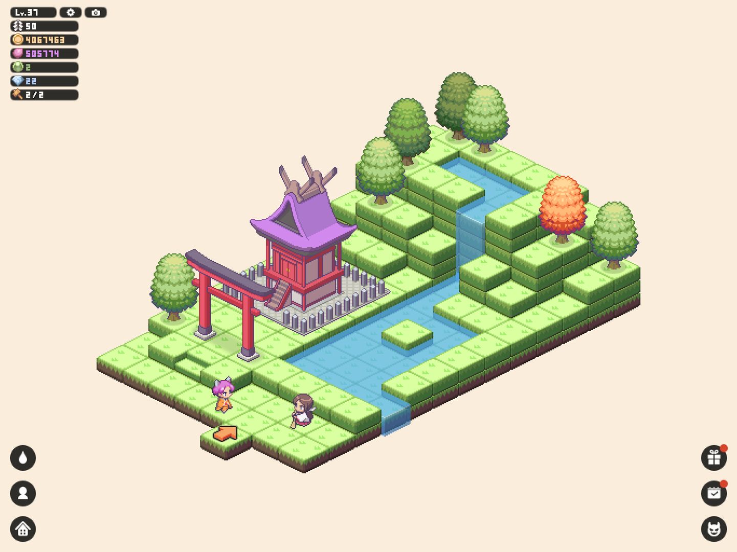 Screenshot of Pixel Shrine JINJA