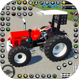 트랙터 농장 마을 수확 시뮬레이션