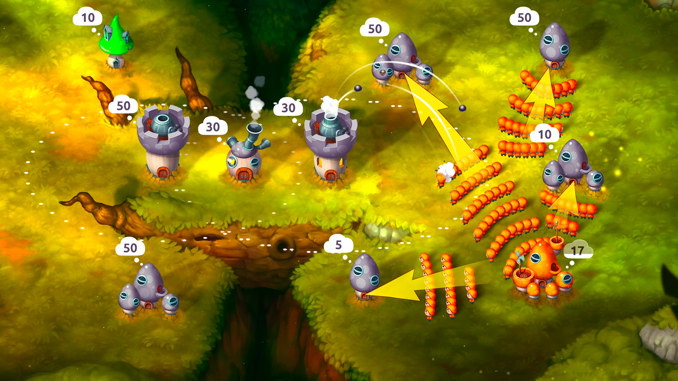Mushroom Wars 2: RTS Strategy Game Screenshot