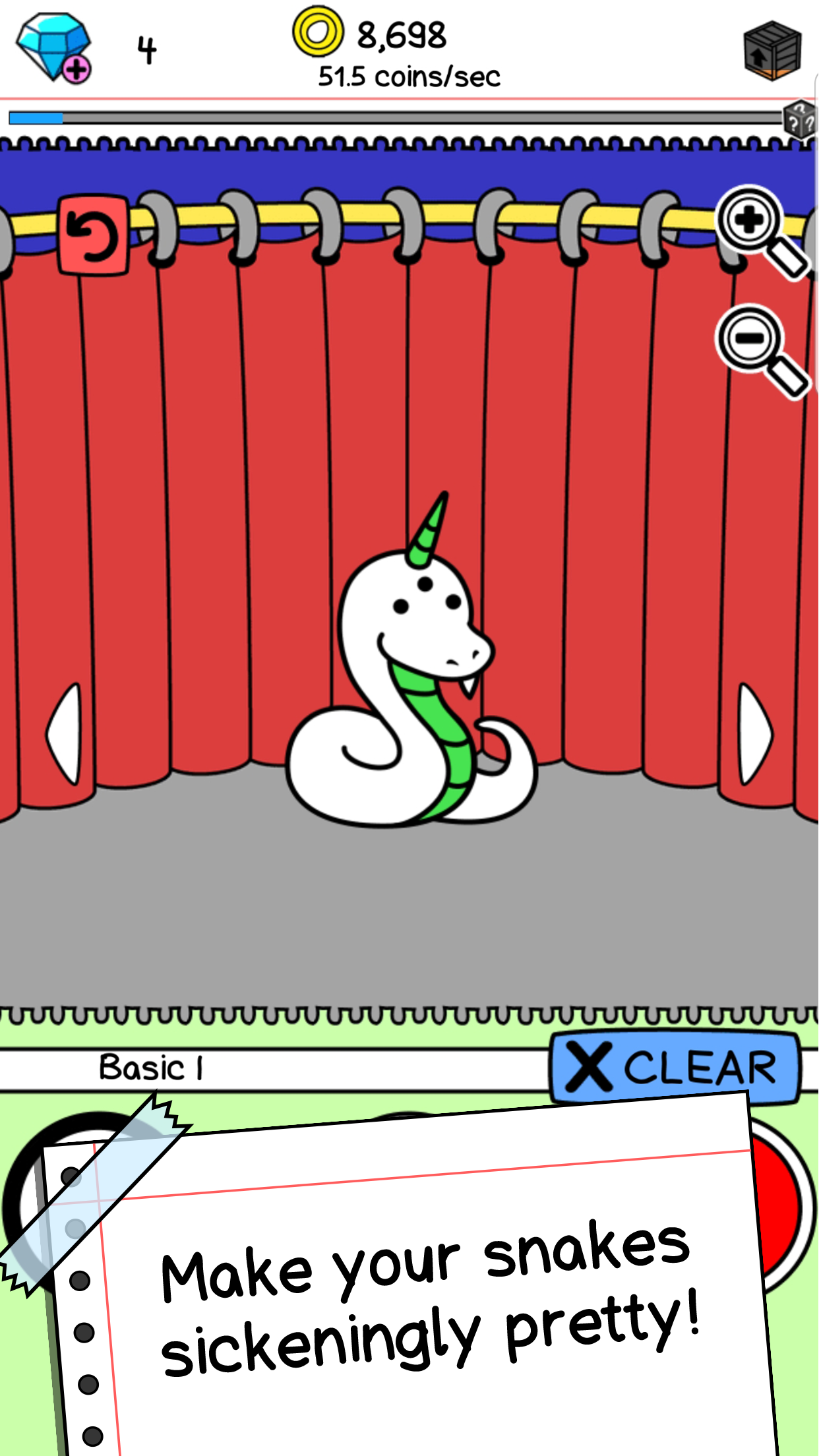 Snake Evolution: Idle Merge IO ภาพหน้าจอเกม