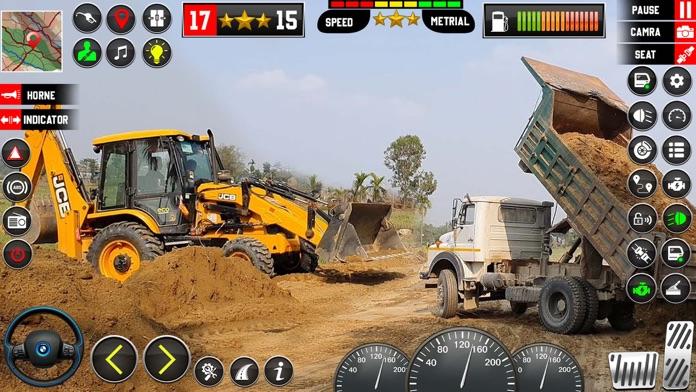 Snow Excavator JCB Simulator ภาพหน้าจอเกม