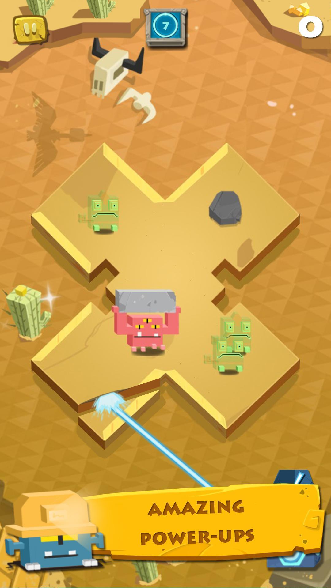 Floating Islands Crasher Game Screenshot