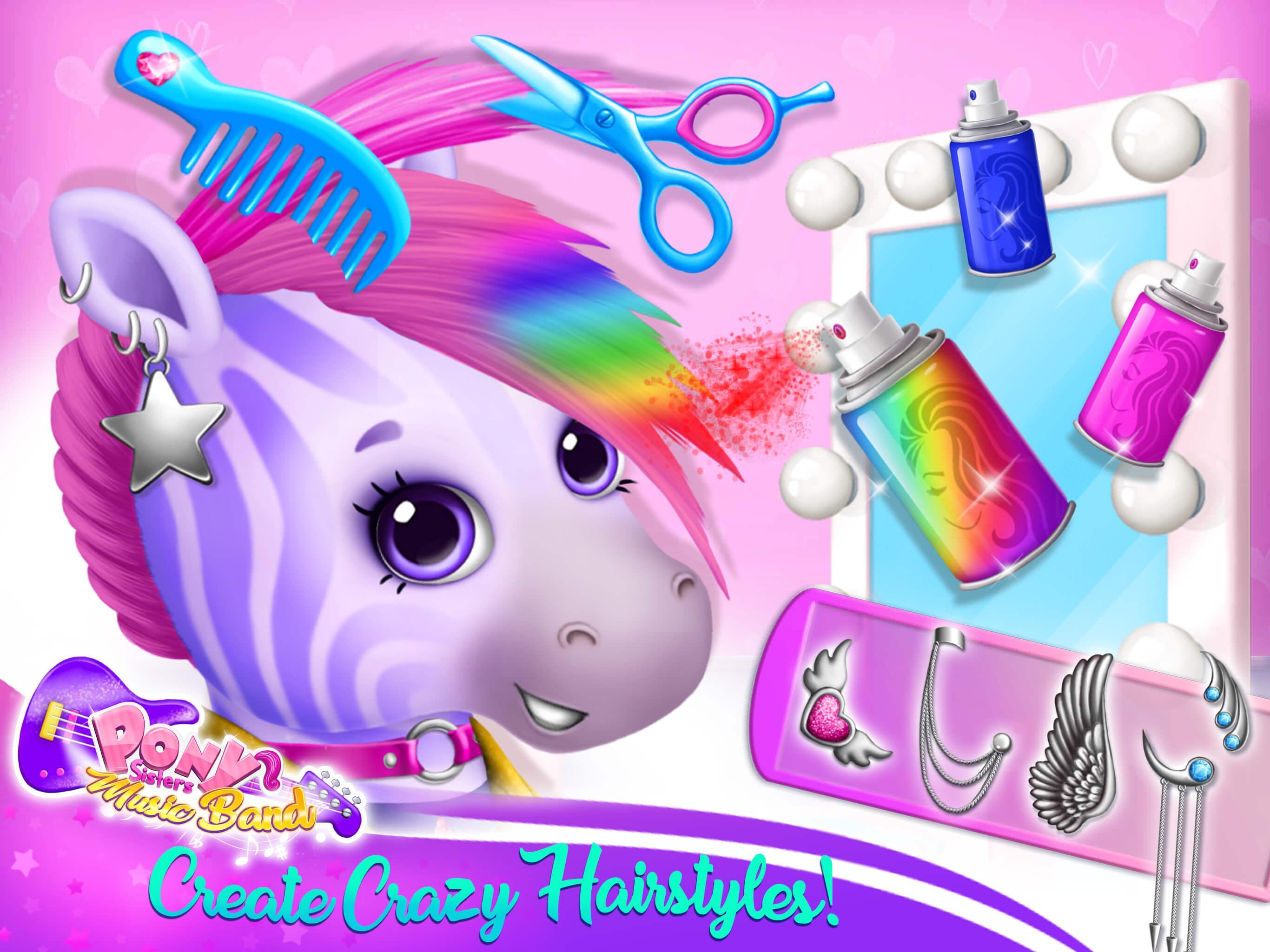 Cuplikan Layar Game Pony Sisters Pop Music Band