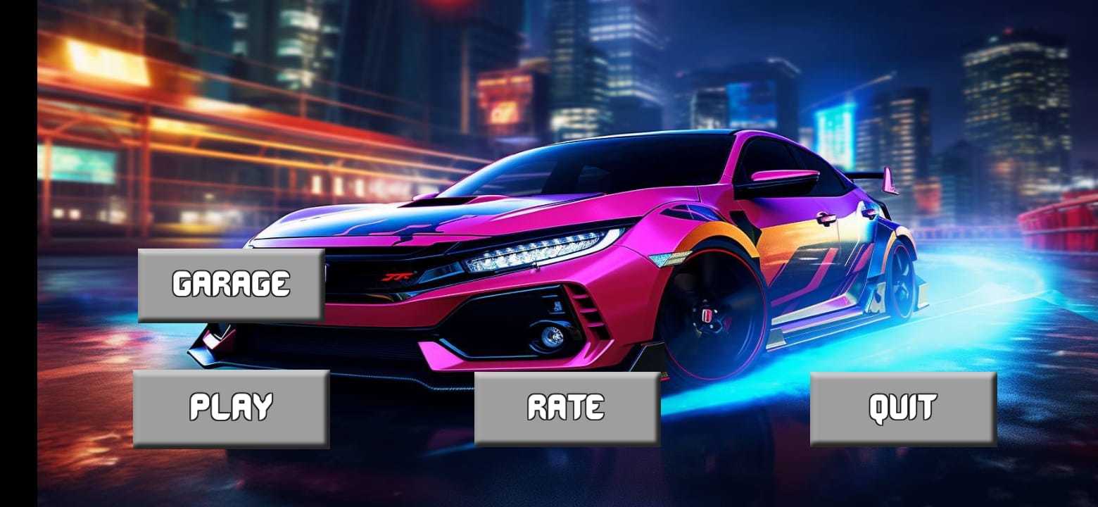 Captura de Tela do Jogo Civic Drift Simulator