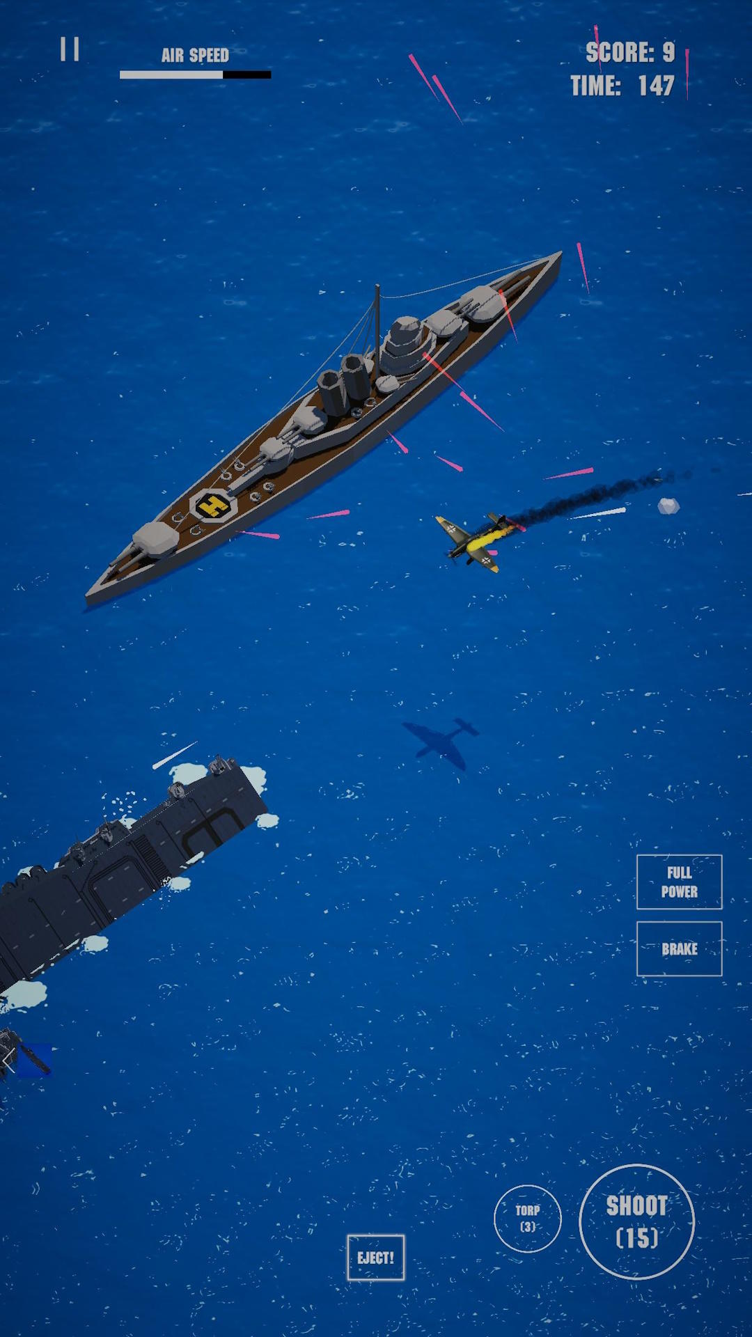 Jet Attack Move screenshot game