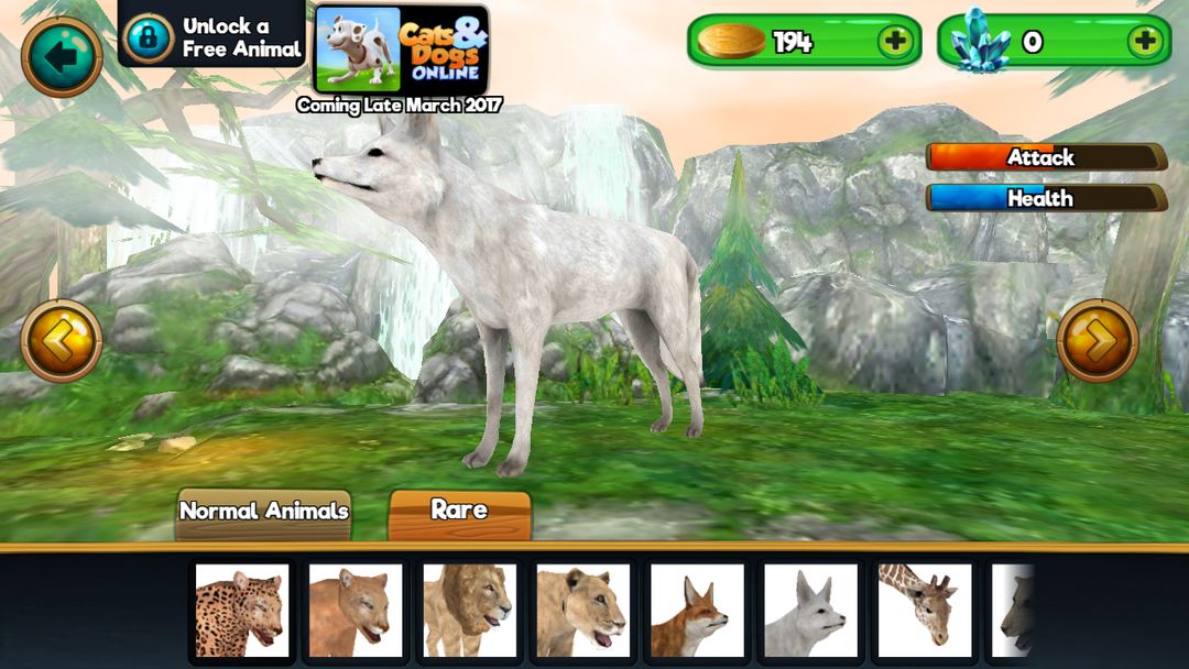 Screenshot of Animal Sim Online: Big Cats 3D