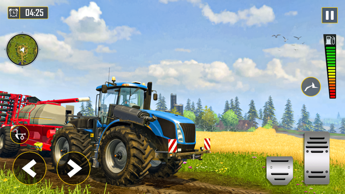 Real Farmer Tractor Simulator Game Screenshot