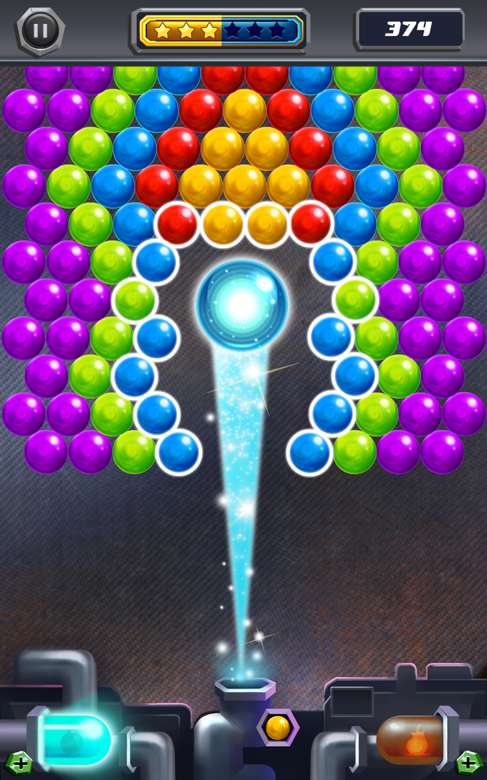 Скриншот игры Power Pop Bubbles