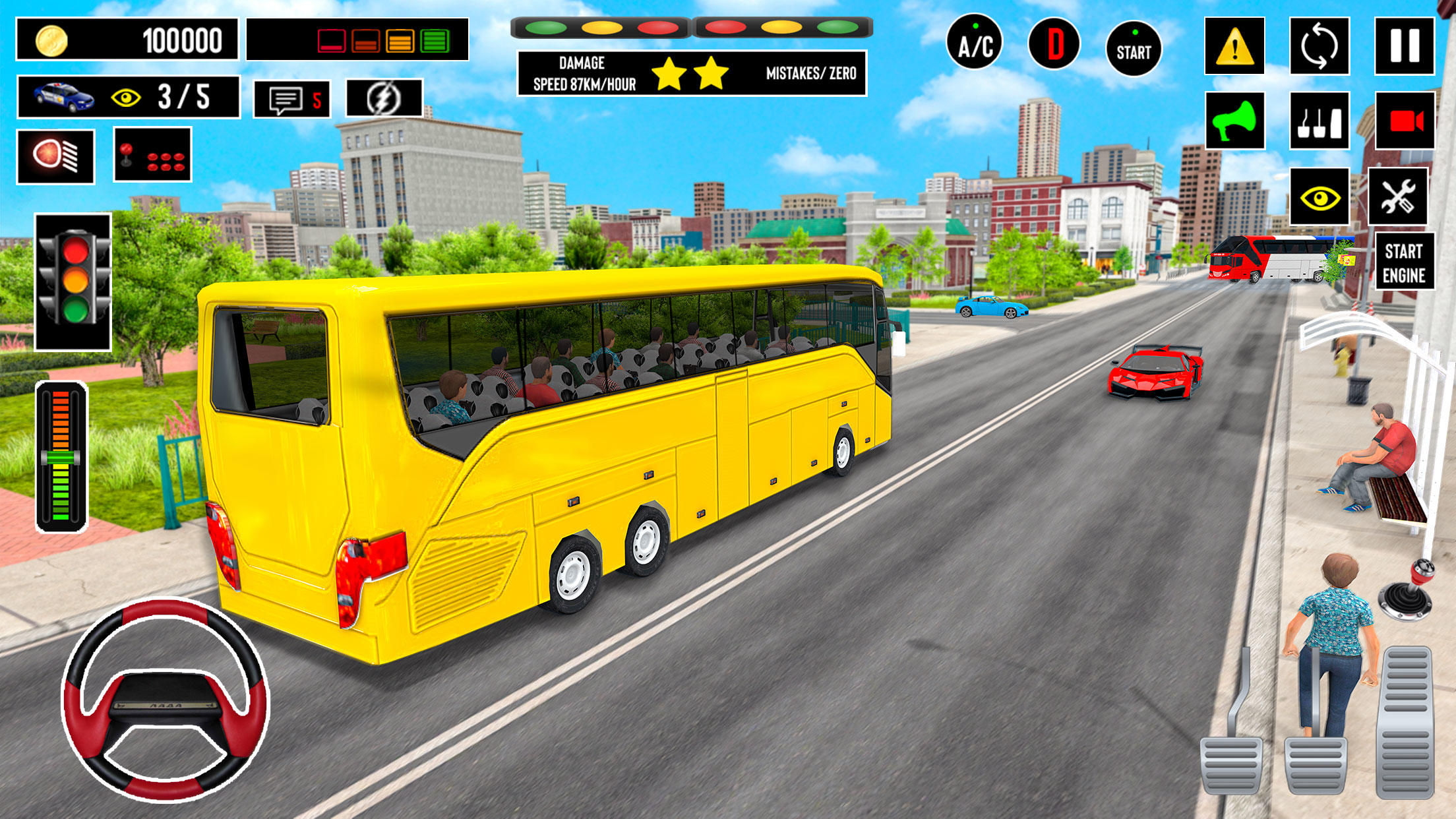 jogo de ônibus urbano american versão móvel andróide iOS apk