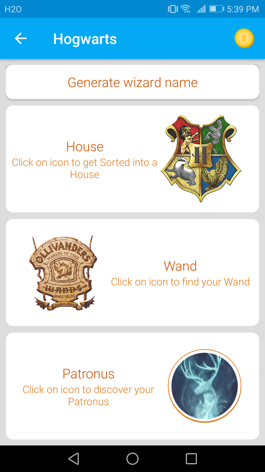 Sorting Hat 게임 스크린샷
