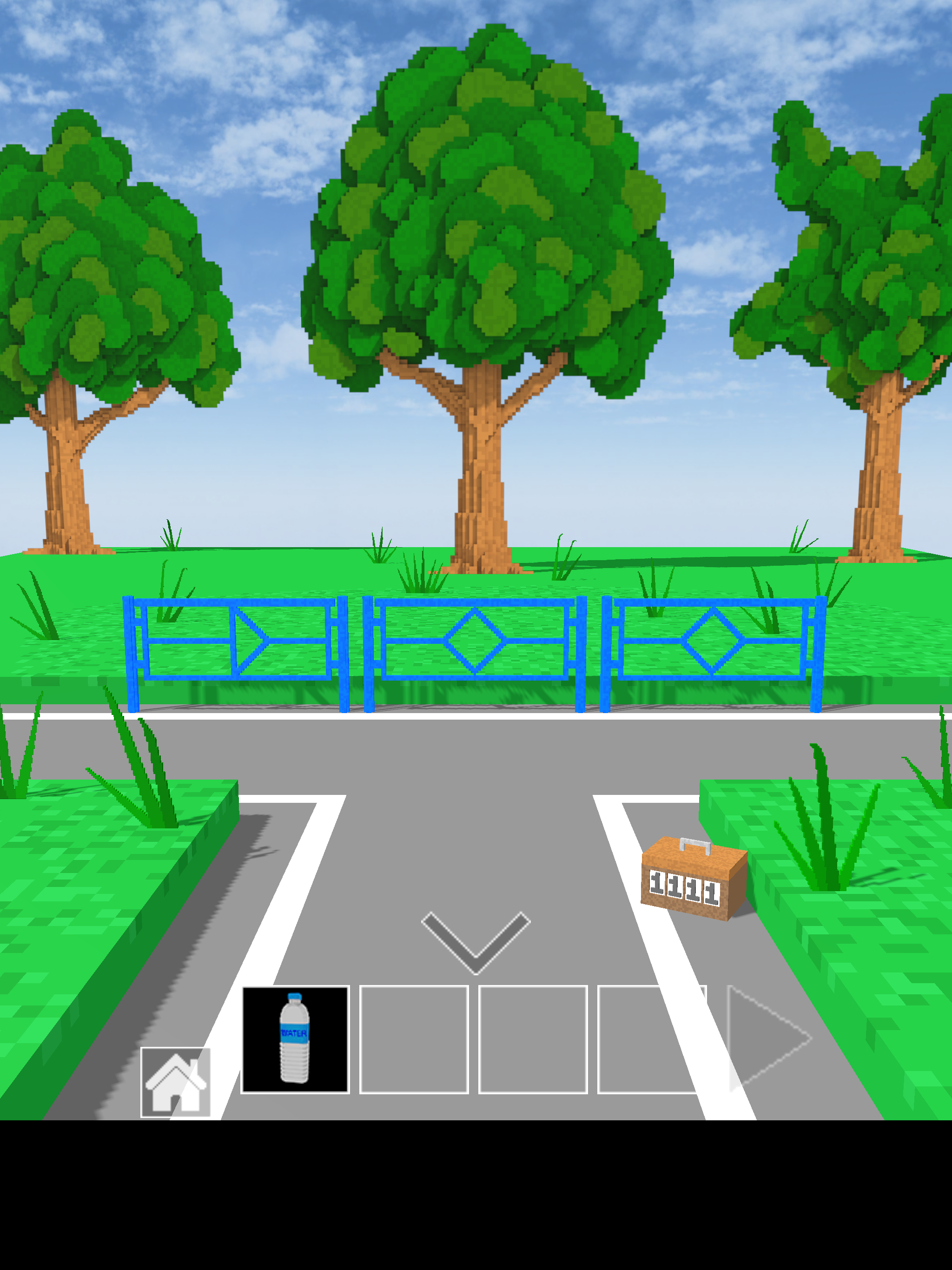 脱出ゲーム　道とガードレール 게임 스크린샷