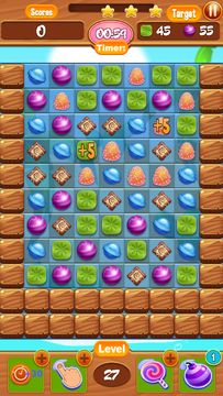 Cuplikan Layar Game Candy Garden 2:Match 3 Puzzle